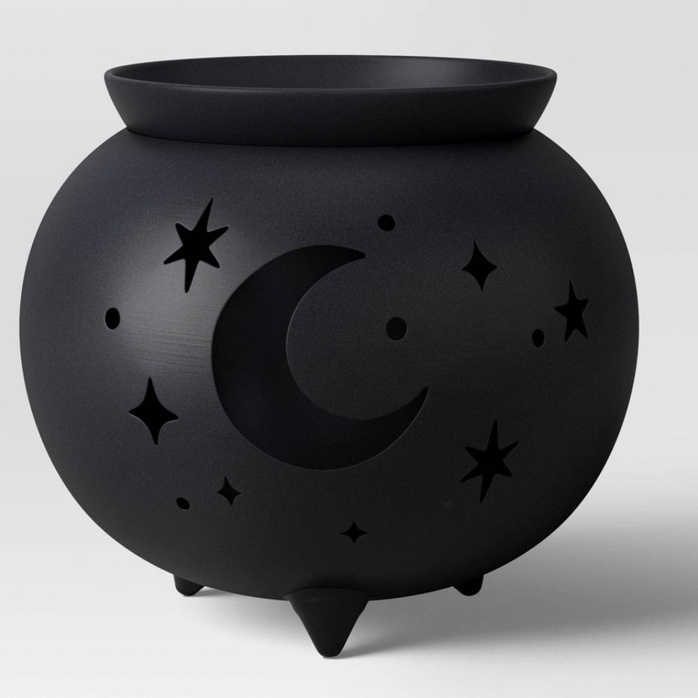 Hyde And EEK! Cauldron Planter Small 7" Metal Halloween Target Prop